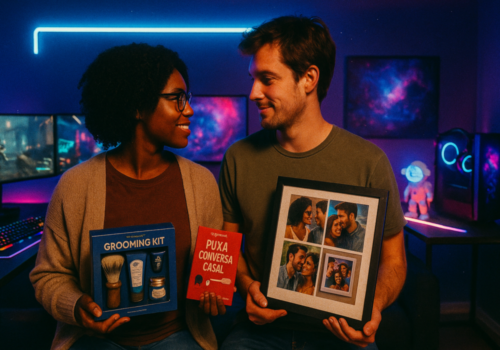 Presente dia dos namorados para ELE: Muitas Ideias (tech, gamer, estilo) que vão surpreender!