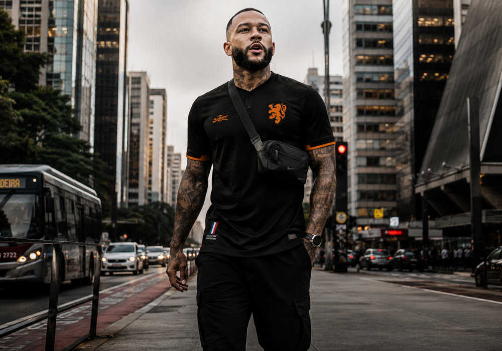 Camisa de Time Toda Preta: Como a tendência do futebol dominou a moda masculina casual