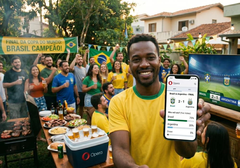 Do churrasco com os amigos ao celular novo: Concurso Opera Replay vai premiar sua paixão pelo futebol